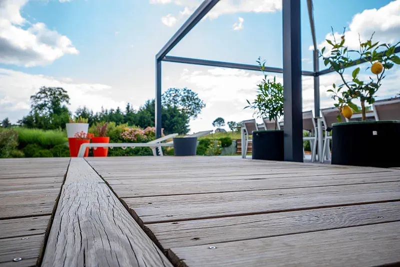 Terrasse à Saint-Jal