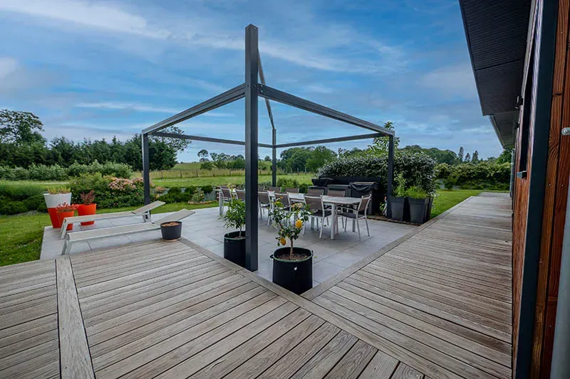 Terrasse bois à Saint-Jal