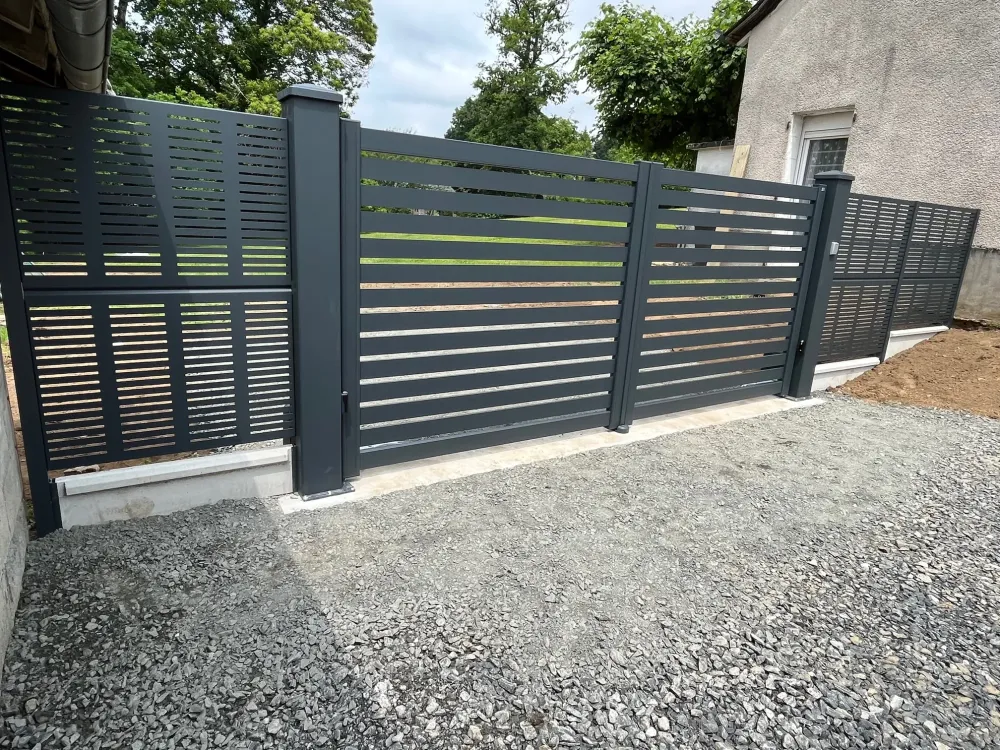 alu barreaudage horizontal